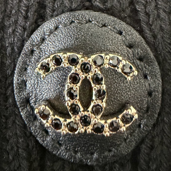 Auth 2024 CHANEL leg warmers stored in orginal Chanel box